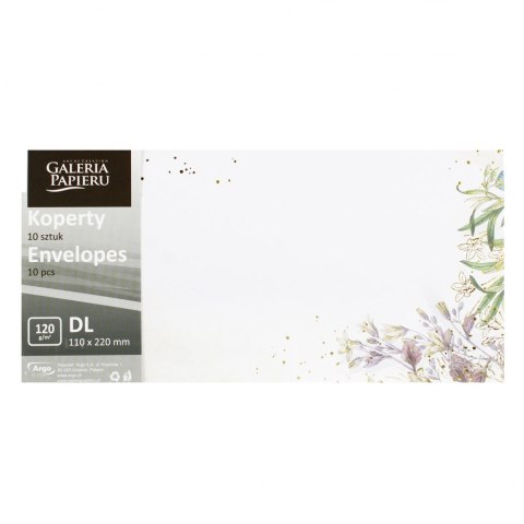 Koperta DL NK Umbria GALERIA PAPIERU OP10SZT FOL ARGO 280195 AR