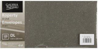 Koperta DL NK czarna Wood op10szt GALERIA PAPIERU 282125