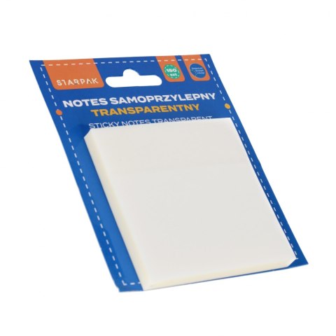 Notes samoprzylepny transparentny 75x75/150k STARPAK 562811