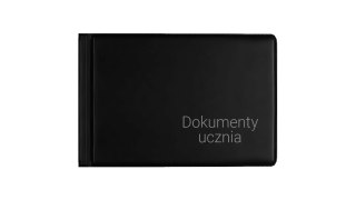 Okładka na dokumenty ucznia małe czarna BIURFOL OD-12-01
