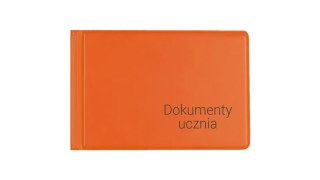 Okładka na dokumenty ucznia małe orange BIURFOL KOD-12-04