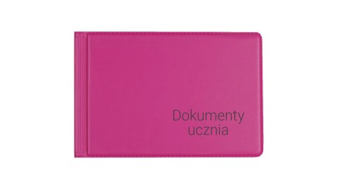 Okładka na dokumenty ucznia małe pink BIURFOL KOD-12-03