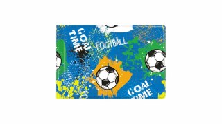 Okładka na dokumenty ucznia małe z nadrukiem football BIURFOL OD-33-34