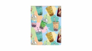 Okładka na dokumenty ucznia pion z nadrukiem bubble tea BIURFOL OD-21-37