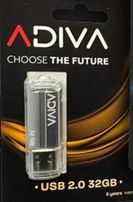 PENDRIVE 32GB USB 2.0 ADIVA B/C