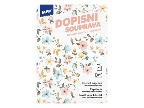 Papeteria A4 5 kopert C6 10 kartek Kwiaty MFP 5550370MFP