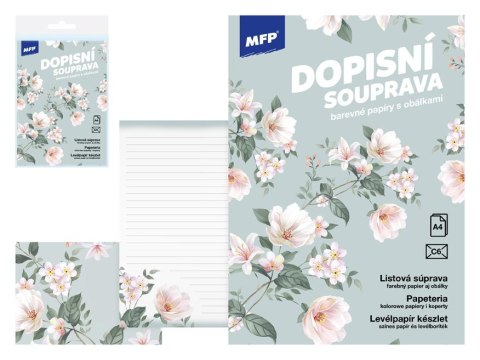 Papeteria A4 5 kopert C6 10 kartek Kwiaty MFP 5550373MFP