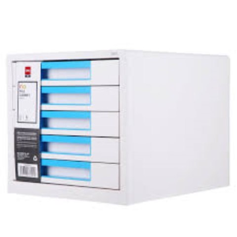 Pojemnik na dokumenty 5szuflad biało/niebieski Rio DELFIN EZ01033