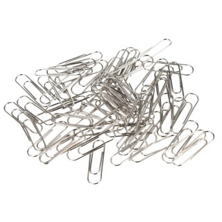 Spinacz metalowy srebrny 80szt etui STARPAK 563702