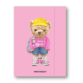 TECZKA Z GUMKA PAP A4 TEDDIES&MIS URSZULA A 10