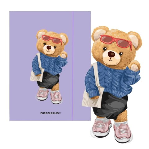 TECZKA Z GUMKA PAP A4 TEDDIES&MISIA FOL A 10