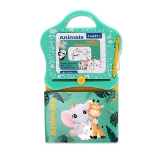 Tablica magnetyczna z książeczka do nauki rysunków Animals STARPAK 552502