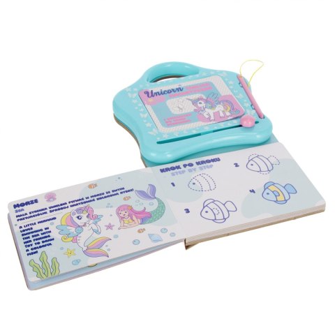 Tablica magnetyczna z książeczka do nauki rysunków Unicorn STARPAK 552505