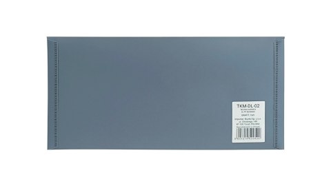 Teczka koperta DL PP morandi grafit BIURFOL TKM-DL-02
