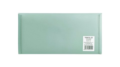 Teczka koperta DL PP morandi zieleń BIURFOL TKM-DL-03