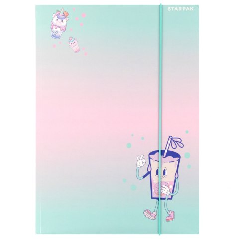 Teczka z gumką A4 Bubble Tea STARPAK 559725