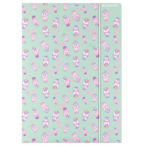 Teczka z gumką A4 Bubble Tea STARPAK 559725