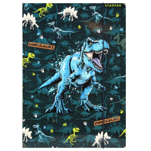 Teczka z gumką A4 Dino Glow STARPAK 559701