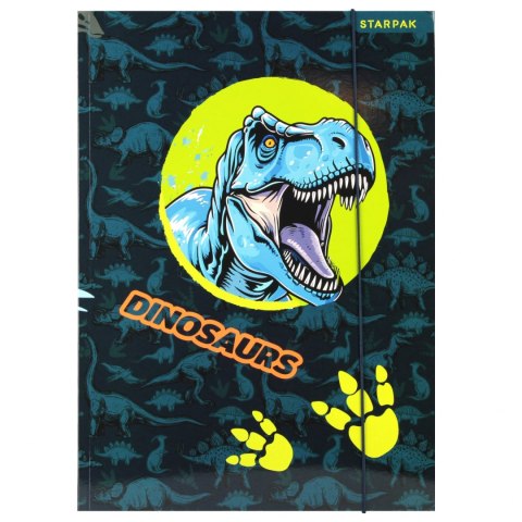Teczka z gumką A4 Dino Glow STARPAK 559701