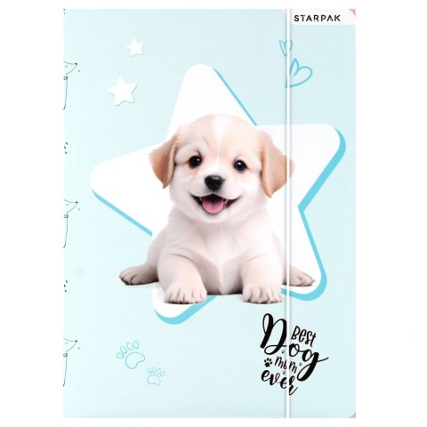 Teczka z gumką A4 Doggy STARPAK 559706