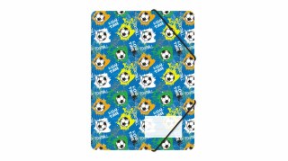 Teczka z gumką A4 PP z nadrukiem football BIURFOL TGN-A4-34