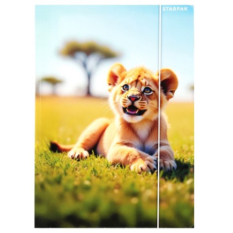 Teczka z gumką A4 Wild Animal STARPAK 559729