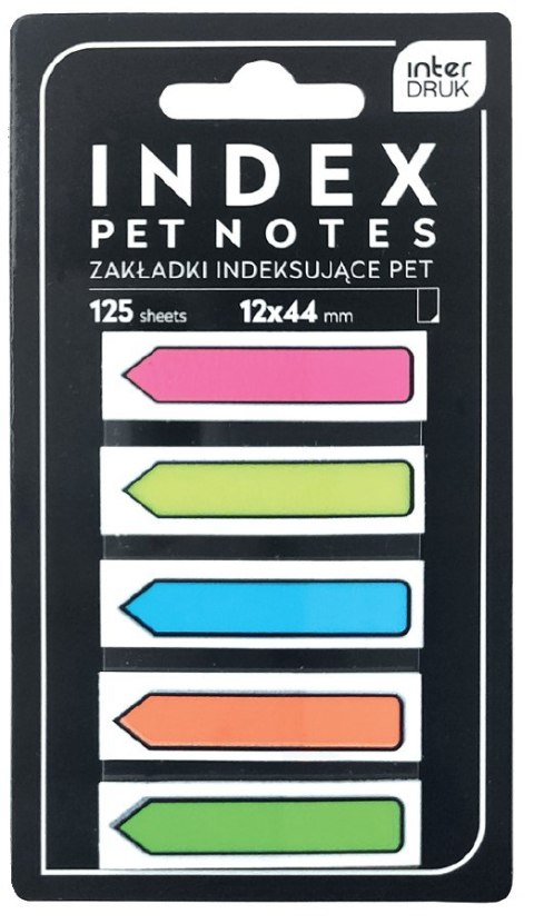 ZAKLADKA IND 12X44/25K 5KOL NEON INT B/C