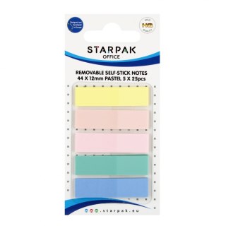 Zakładka indeksująca 44x12/25k 5 kolorów Pastel STARPAK 540365