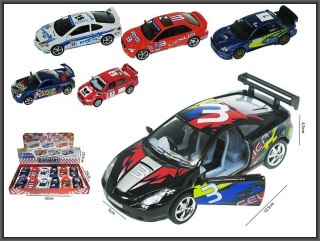 Auto metalowe Sportowe 13cm HIPO KT5072D