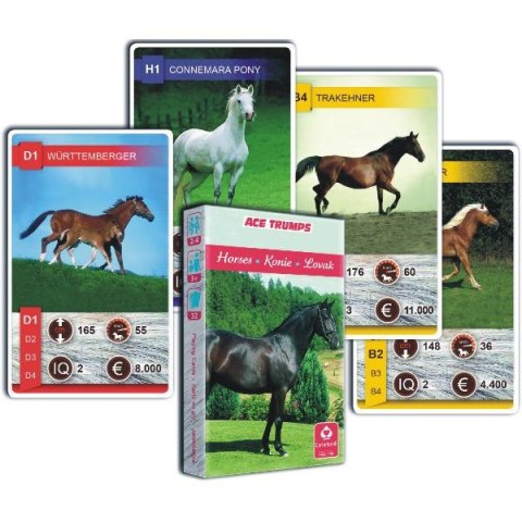 Gra karciana Animal Trumps Konie CARTAMUNDI 10035085