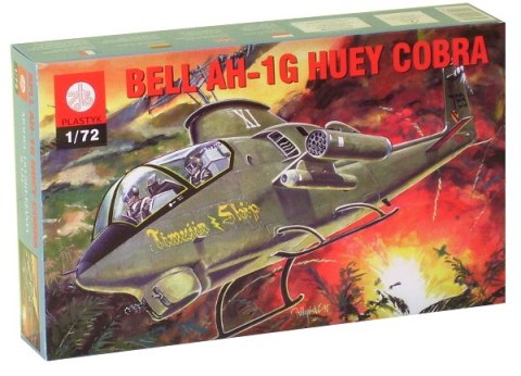 Helikopter do sklejania 1 72 Bell AH-1G HUEY PLASTYK ZTS S-134