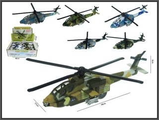 Helikopter metalowy z dźwiękiem 19cm HIPO 8120