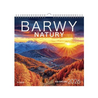 KALENDARZ 6 PLANSZ 33X33 BARWY NATURY OP