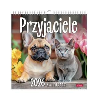 KALENDARZ 6 PLANSZ 33X33 PRZYJACIELE OP