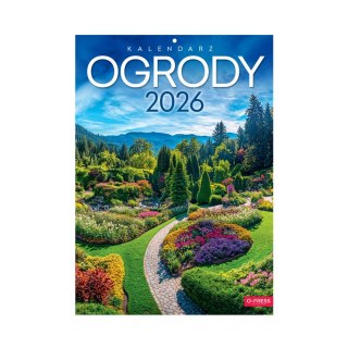 KALENDARZ 6 PLANSZ A4 OGRODY OP