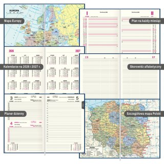 KALENDARZ KSIAZ A5 OPR TW DZIENNY PREMIUM MIX OP