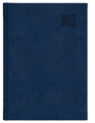KALENDARZ KSIĄŻKOWY B5 TYGODNIOWY Z NOTESEM ALUMINIUM STANDARD NR KAT. 237 B5TNB GRANAT