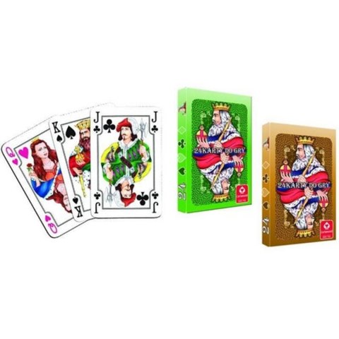 Karty do gry 24 listki Casino CARTAMUNDI CASINO24