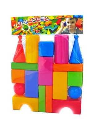 Klocki 18 elementów Baby World CZAKO 025098