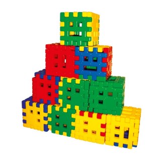Klocki konstrukcyjne wafle 36 elementów Adusia CZAKO 025722