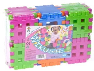 Klocki konstrukcyjne wafle 36 elementów Wikusie CZAKO 025968
