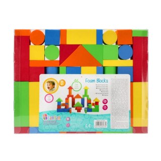 Klocki pianka 46 elementów BAM BAM 301694
