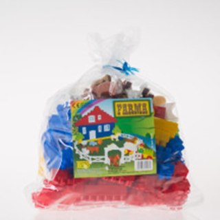 Klocki plastikowe 128 elementów Farma DIPLO 702071
