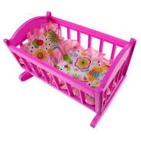 Kołyska 30cm z pościelą BOLO 980073