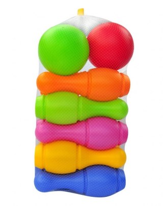 Kręgle 10SZT akcesoria Maxi Cza Baby World PBH PLASTIK POLSKA 025050