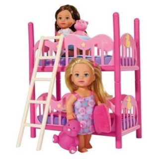 Lalka 12 cm Evi z piętrowym łóżkiem SIMBA 105733847