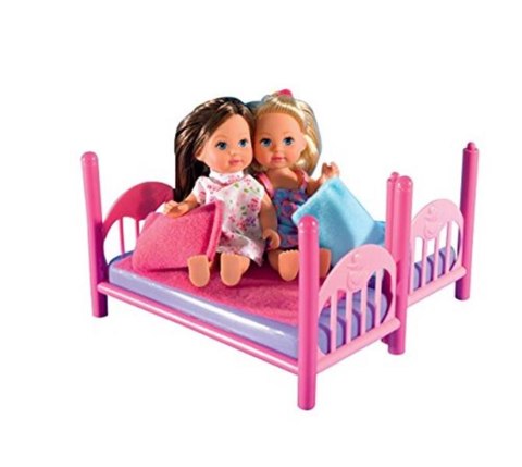 Lalka 12 cm Evi z piętrowym łóżkiem SIMBA 105733847