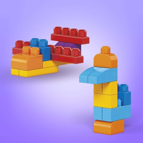 Mega Bloks Klasyczna niebieska - torba 80 klocków