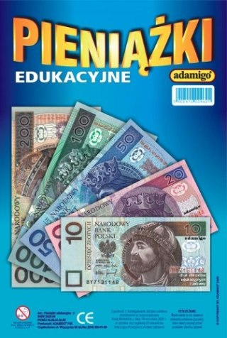 Pieniazki Edukacyjne Banknoty ADAMIGO 4621