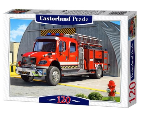 Puzzle 120 elementów Fire Engine CASTORLAND B-12831